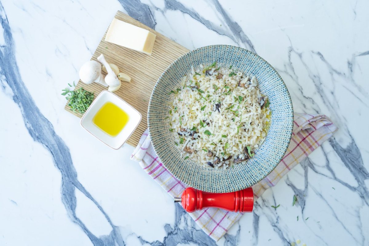 Cozy Mushroom Risotto for Two