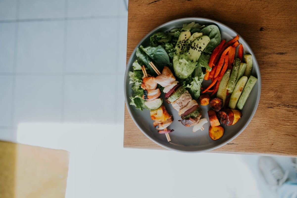 Fresh Herby Greek Chicken Skewer Platter