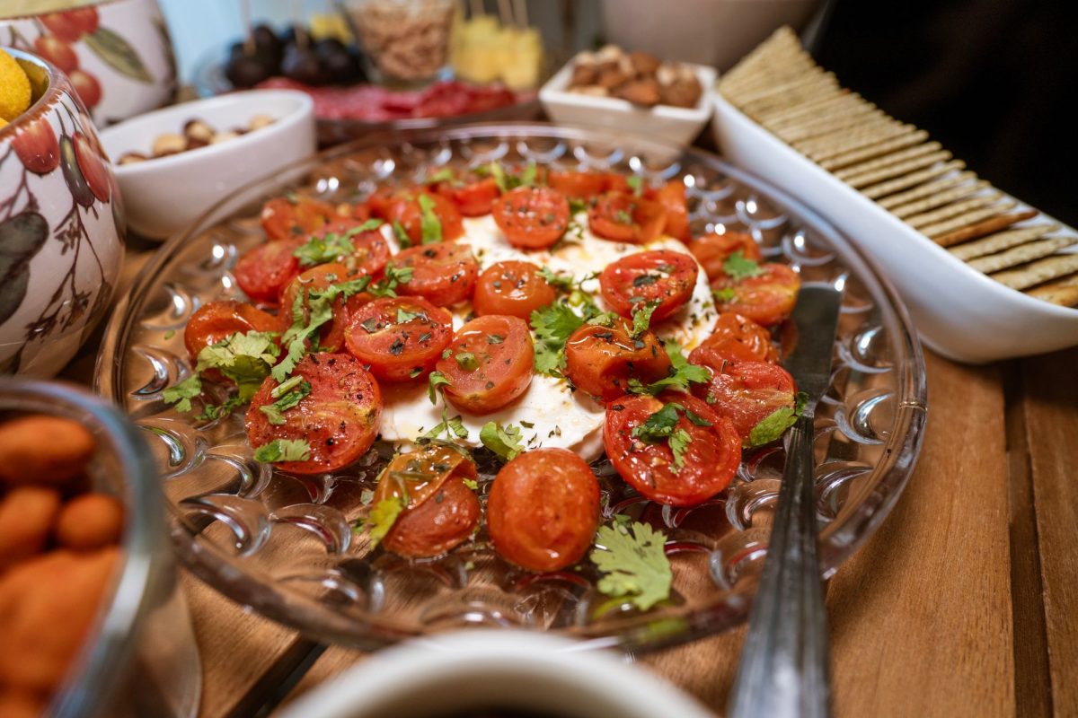 Caprese Baked Chicken with Fresh Basil and Burst Tomatoes