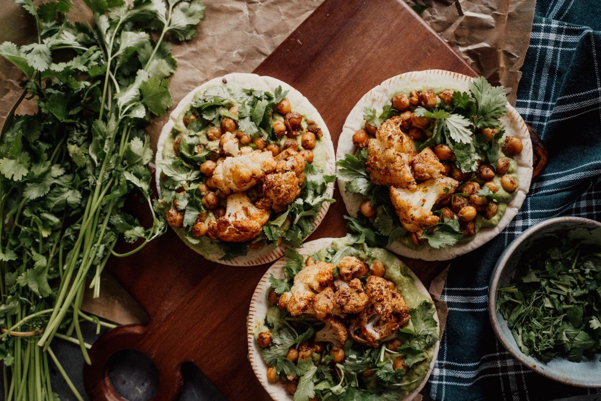 Golden Roasted Cauliflower and Chickpea Curry