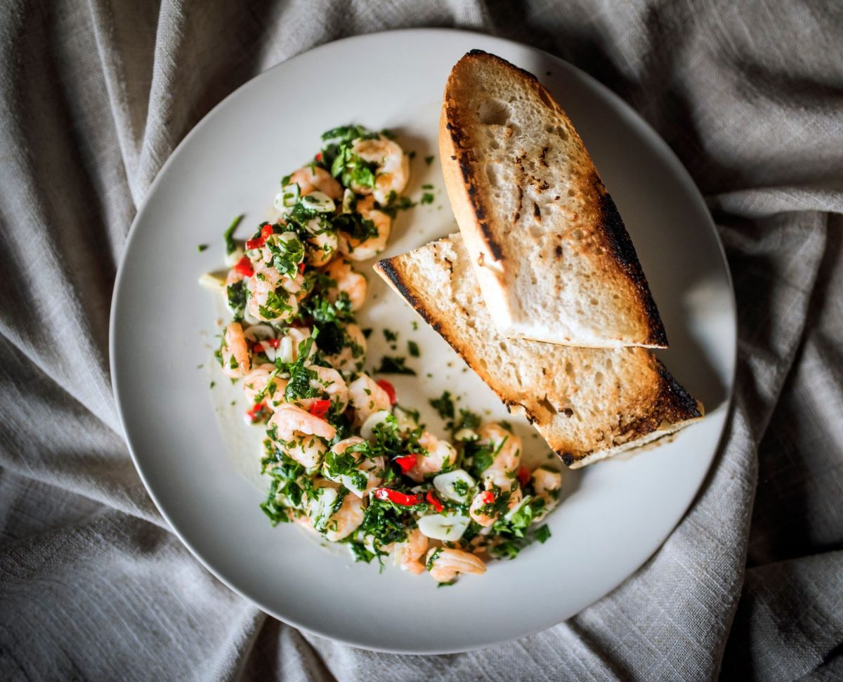 Sizzling Garlic Butter Shrimp Skillet