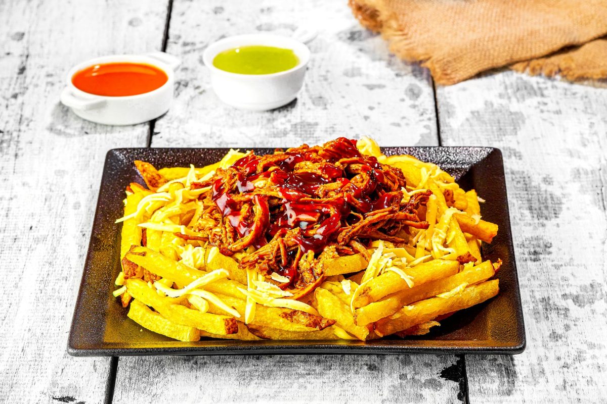 Smoky Pulled Pork Stuffed Sweet Potatoes